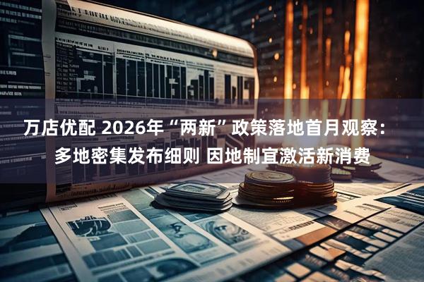 万店优配 2026年“两新”政策落地首月观察： 多地密集发布细则 因地制宜激活新消费