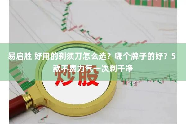 易启胜 好用的剃须刀怎么选？哪个牌子的好？5 款不费力气一次剃干净