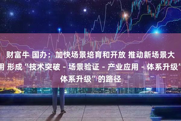 财富牛 国办：加快场景培育和开放 推动新场景大规模应用 形成“技术突破－场景验证－产业应用－体系升级”的路径